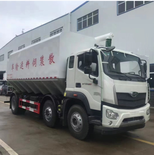 12 Cbm Animal Feed Trucks 4x2 Bulk Feed Trucks With Diesel Fuel Type