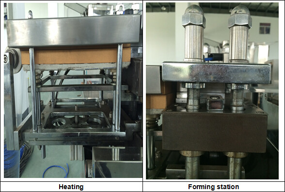 Packing materials saved Aluminum Pharmacy Blister Packaging Machine PRC System