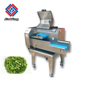 PLC Control Vegetable Processing Equipment , Cabbage Lettuce Spinach Cutting