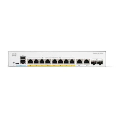 C1300-8FP-2G Cisco Switches Catalyst 1300 8-port GE, Full PoE, 2x1G Combo