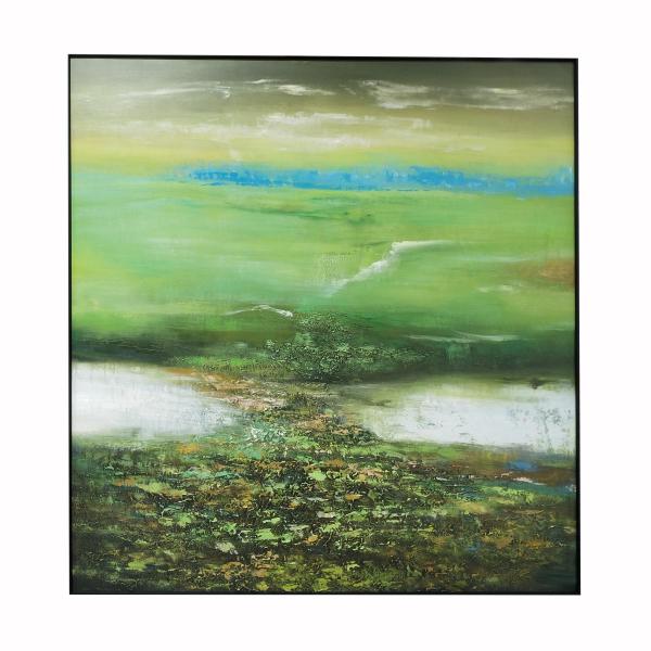 Hand Painted Abstract Flower Oil Painting Colorful Wall Art Decor Canvas