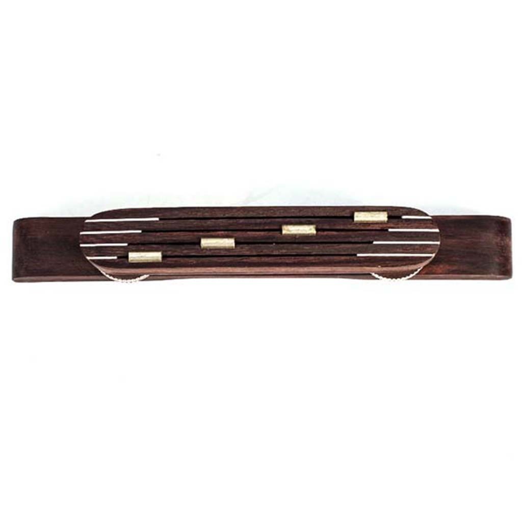 Polished Finish 4 String Mandolin Bridge Replacement Parts Natural Color