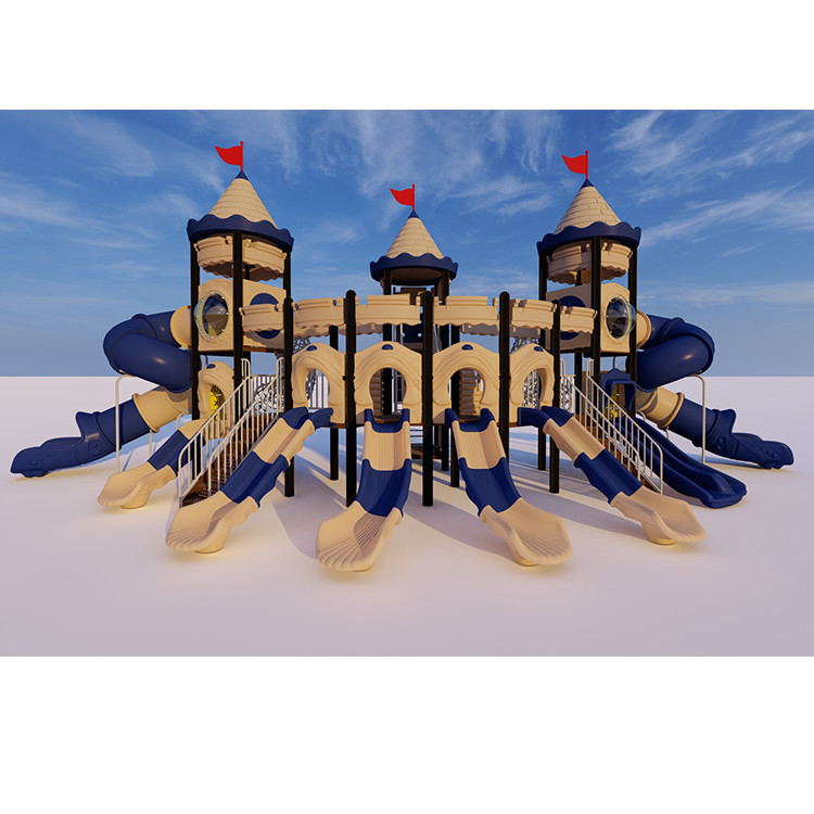 GS Amusement Combined Kids Playground Slide For Shopping Mall