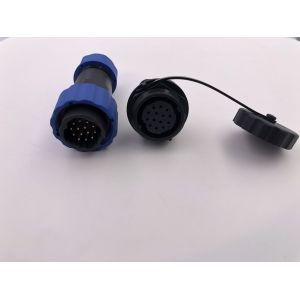 M24 14 Cores Circular Waterproof Connector Wire To Wire Connectors