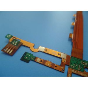  Multilayer flexible PCBs Rigid-flex PCBs Polyimide PCBs0.2mm thick Immersion Gold with Yellow Manufactures