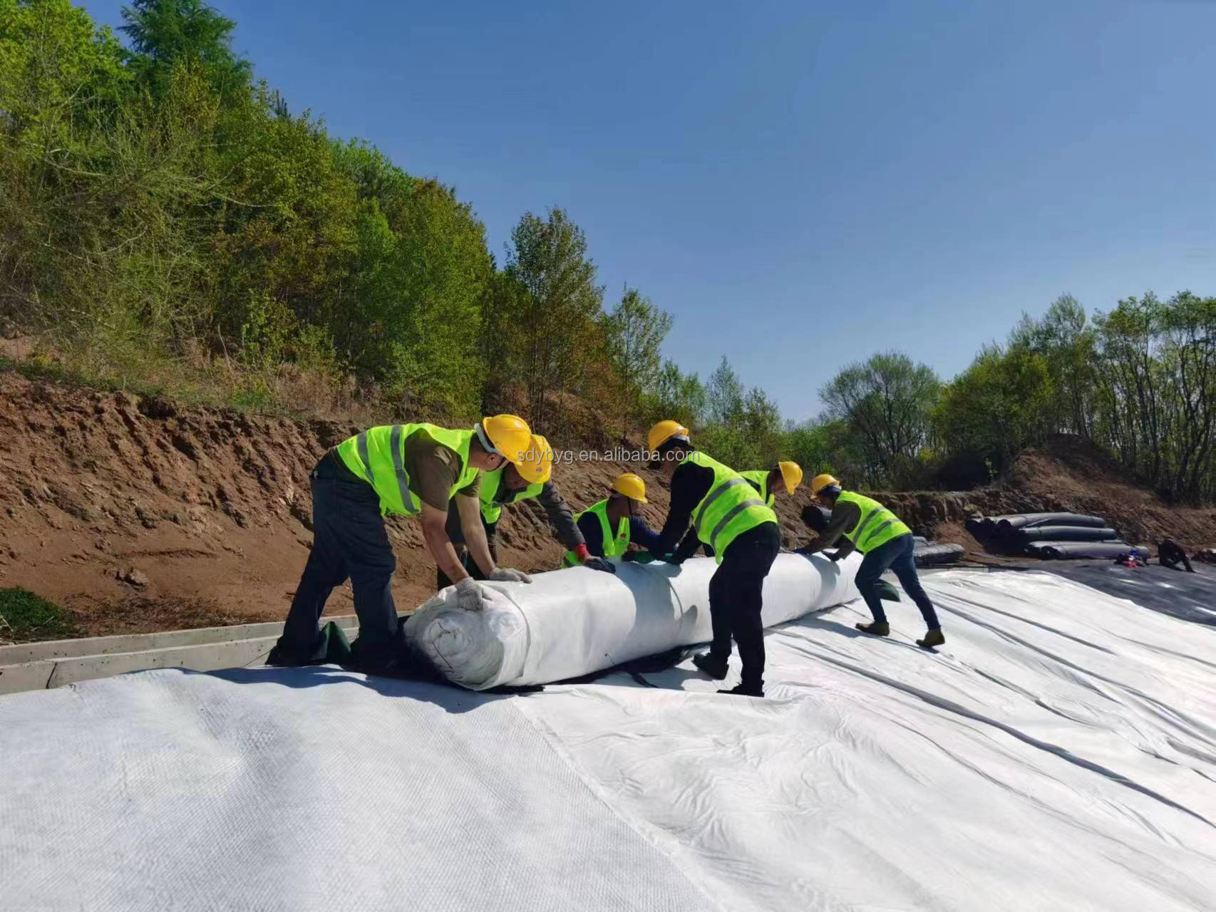 HDPE Greening System 3D Composite Drainage Geonet for Railways Highways