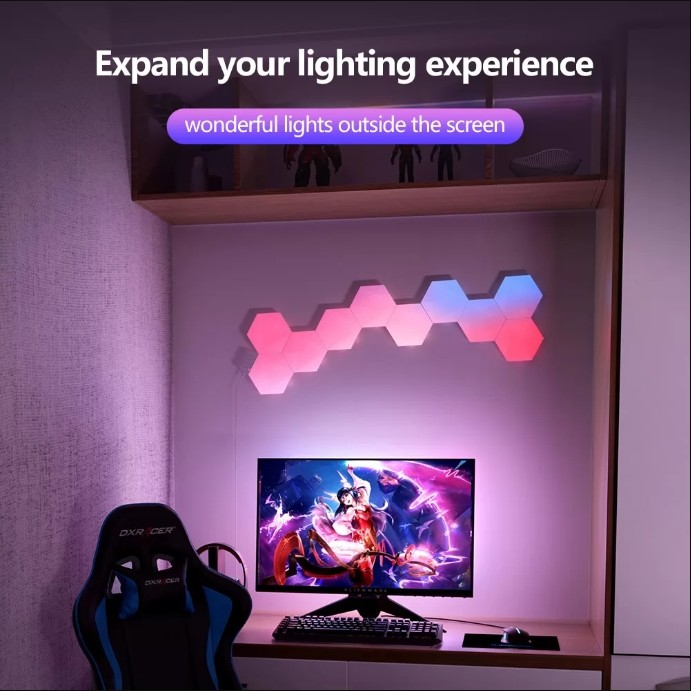 Adjustable Brightness Gaming Light With Dream Color Mode Wifi BT 2.4G Control HDMI2.0 Support
