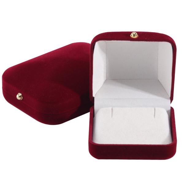 Red Velvet Flocked Jewelry Package for Customized Bracelets Earrings and