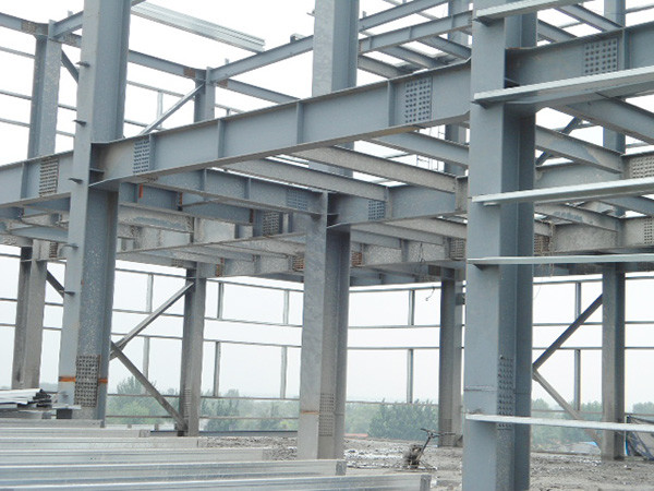 Contemporary Prefab Metal Warehouse Steel Customized Color