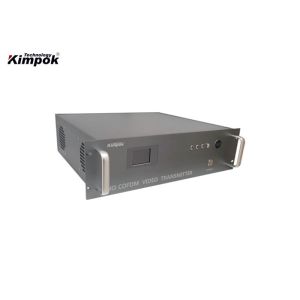 200km LOS COFDM HD UAV Video Transmitter With 100W GPS AES Encryption