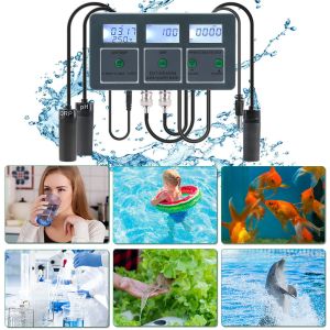 Lab Pool Water Tester Tuya WiFi 8 in 1 Digital PH/TEMP/ORP/PPM/EC/SALT/S.G/CF