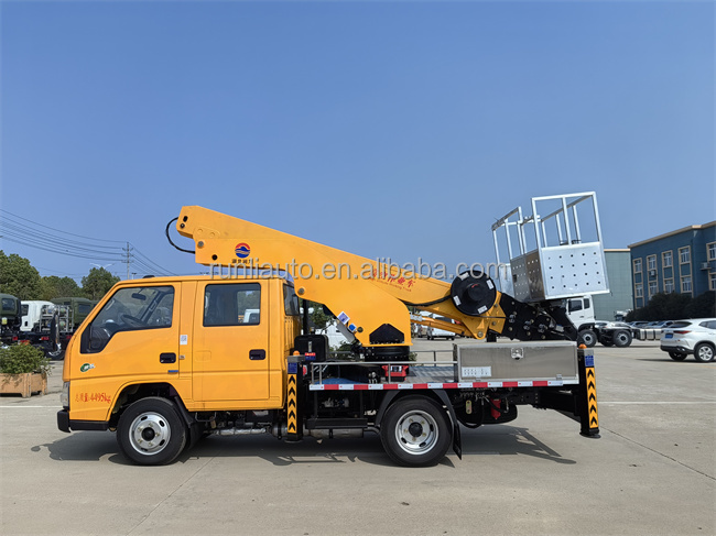 Cheap Price Equip Dongfeng Faw Howo Jmc Jac Manlift Aerial Platform Truck Mounted Vehicle