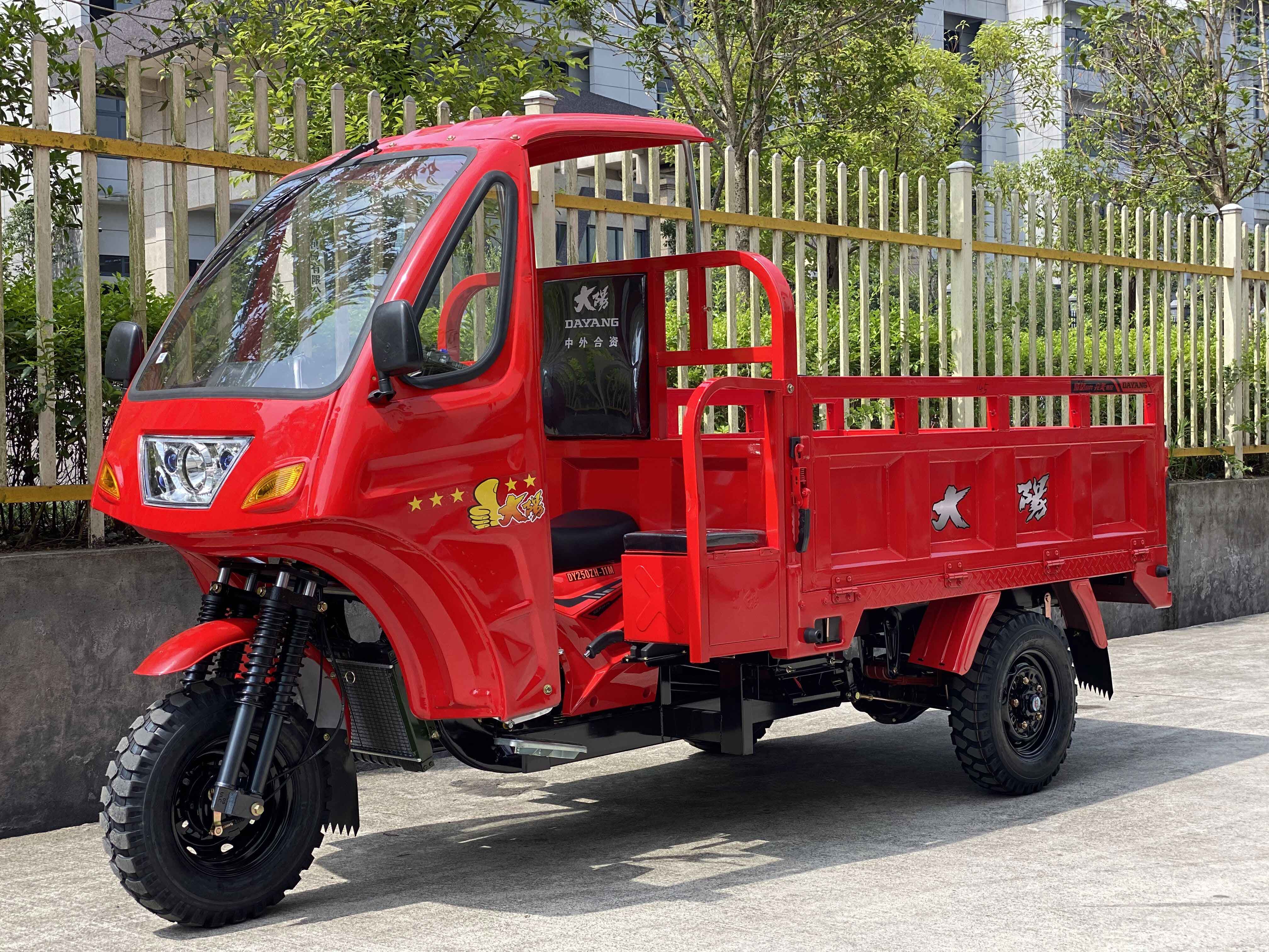 DAYANG Semi Cabin Cargo Tricycle 200CC/250CC/300CC Heavy Duty 1 12V Electrical System