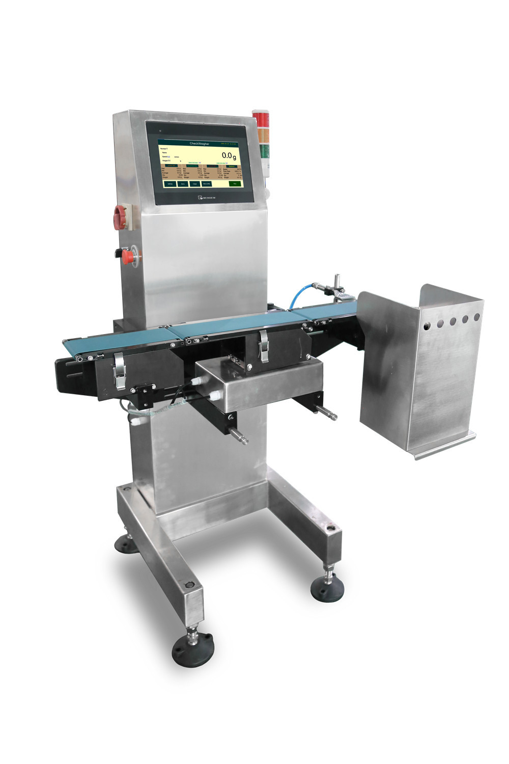 Automatic dynamic Check Weigher Machine Conveyor 380mm Belt Lengh Weighing machine