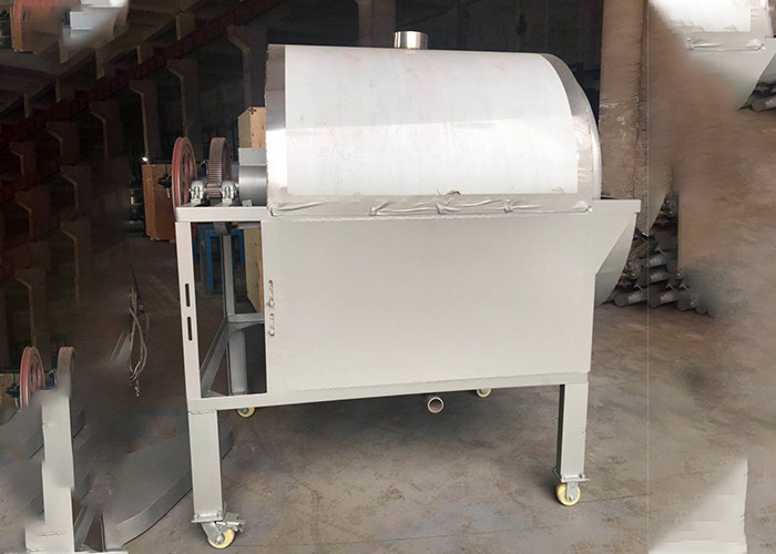 GCW100 300-400kg/H charcoal compact peanut commercial roasting machine