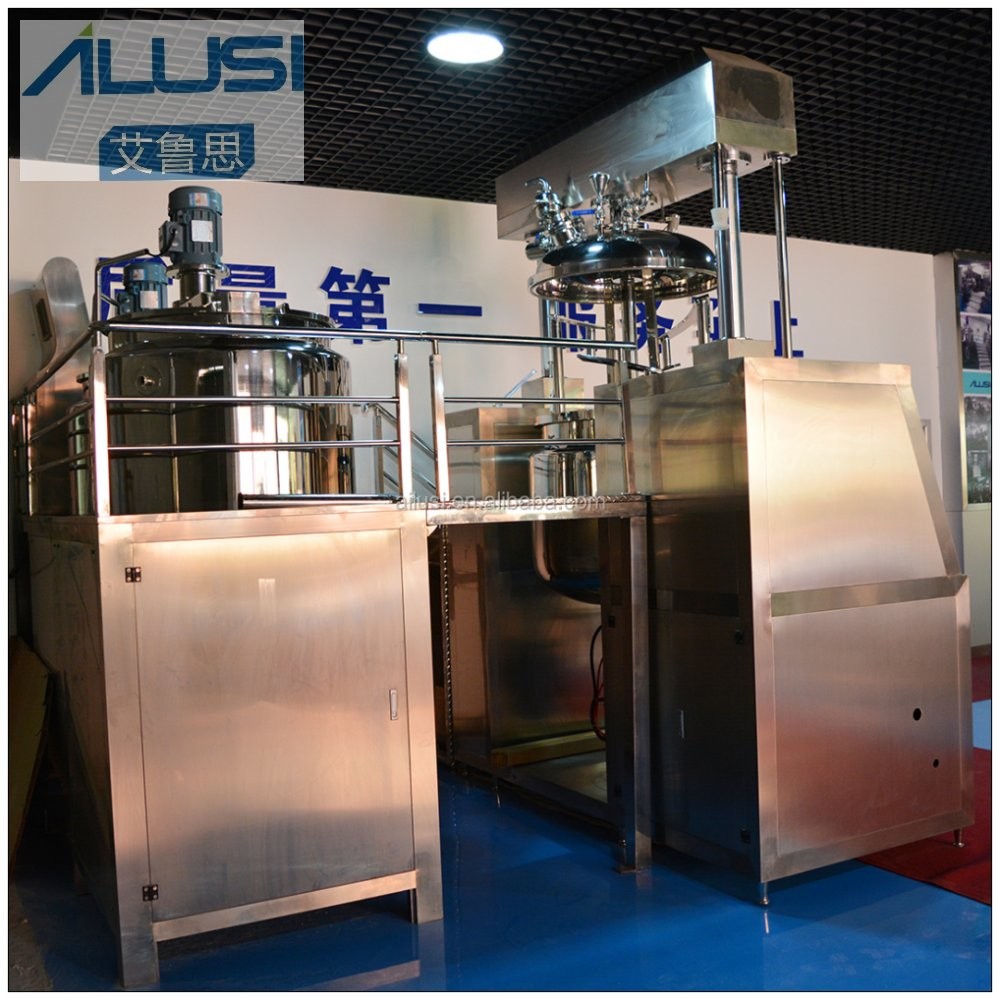 High Shear Mixer Tank Vacuum Emulsifying Machine Top Agitator Bb Body Cream Making Machine Eye Cream Emulsifying Machine