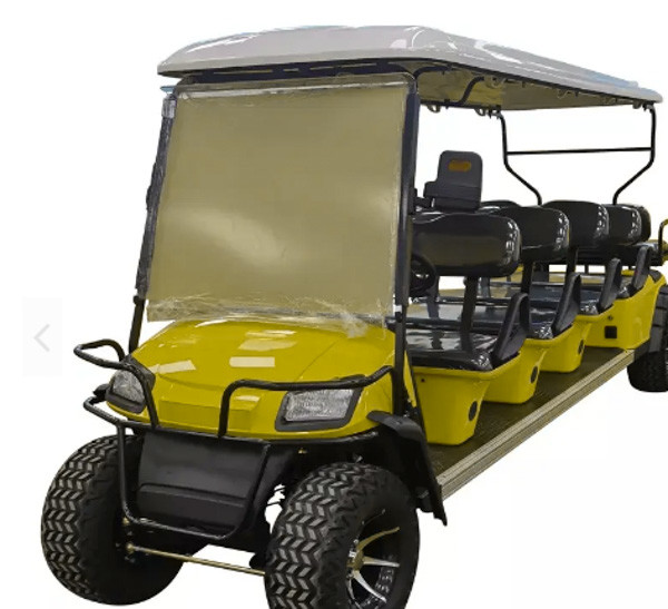 Large Golf Club Buggy Electric Powered Golf Carts 10 Passenger 30mph High Stability