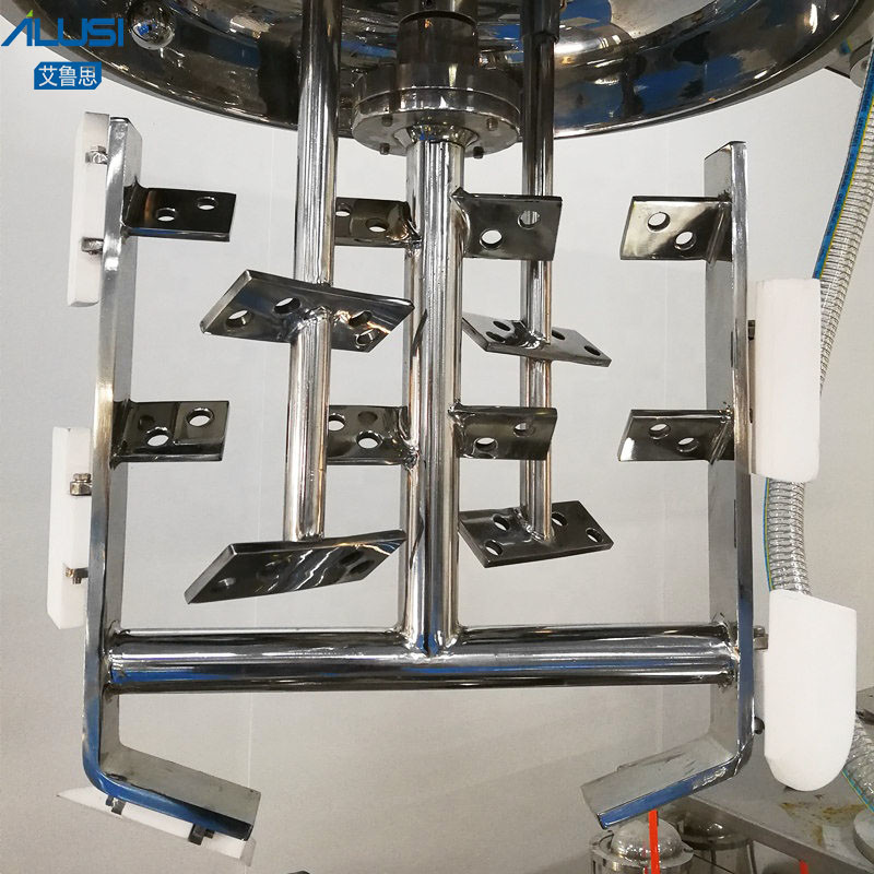 SUS316L Vacuum Homogenizing cosmetic emulsifier mixer For Cream 0-65rpm