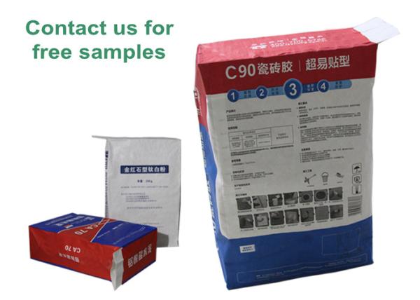 10kg 15kg Packaging Paper Bag Packaging Sack For Food Material Industrial