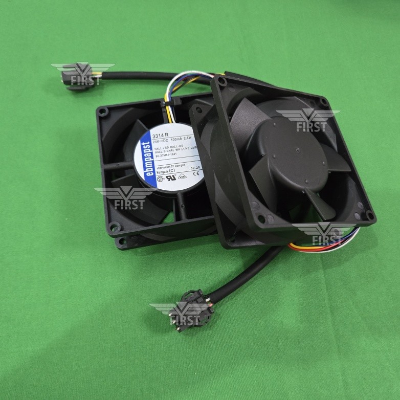 Black Original New Man Roland Spare Parts Roland 700 Fan 24V For Roland 700 Fan