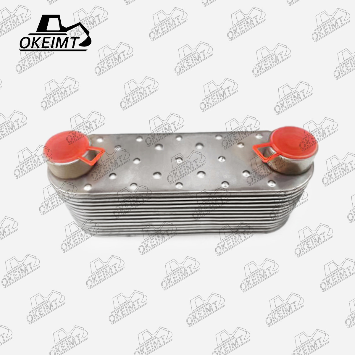 Excavator Engine D7D - 13P Oil Cooler Core For VOLVO Machinery