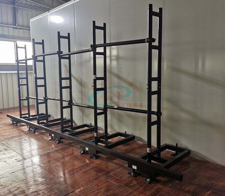 500mm*500mm 5M Height Aluminum Stage Truss For LED Screen Stand