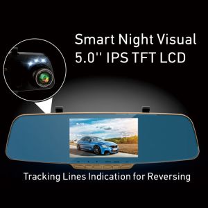 China 5 TFT LCD Screen Dual Record Parking Sensor DVR with Tracking Line and Voice Warning & Image Displaying 140 angle on sale China 5 TFT LCD Screen Dual Record Parking Sensor DVR with Tracking Line and Voice Warning & Image Displaying 140 angle on sale
