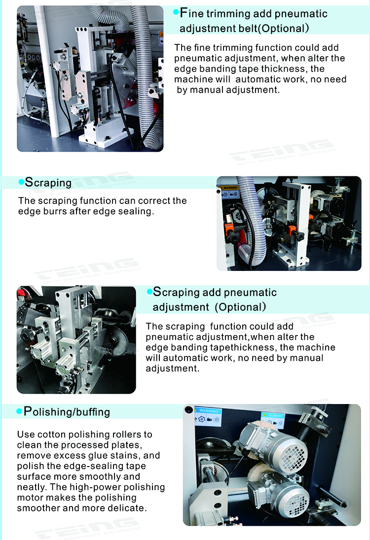 Woodworking Auto Edge Bander with CE Certification SKY530 and Customized Voltage