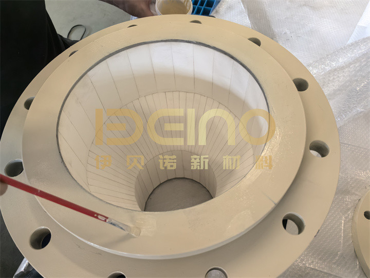 Alumina Ceramic Lined Elbow Durable and for Industrial Piping Systems Alumina Ceramic Lining Pipe