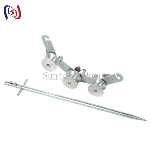Aluminum Sheave Hook Grounding Block Conductor Stringing Block