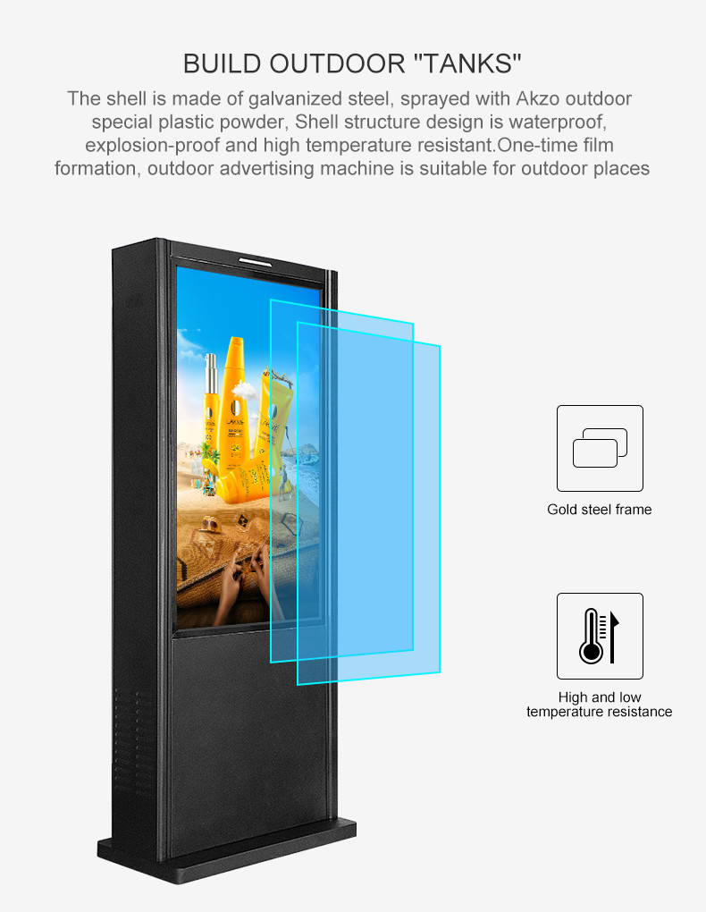 43in Outdoor Digital Advertising Display Screens