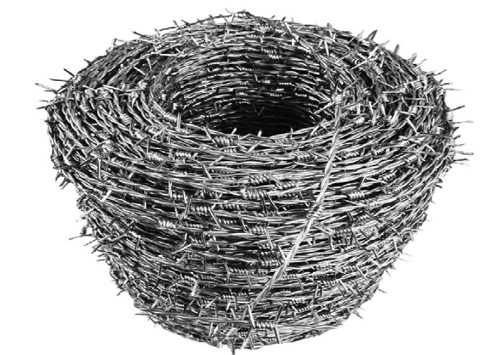 Hot Dipped Galvanized Barbed Wire Weatherproof Livestock Security Fencing