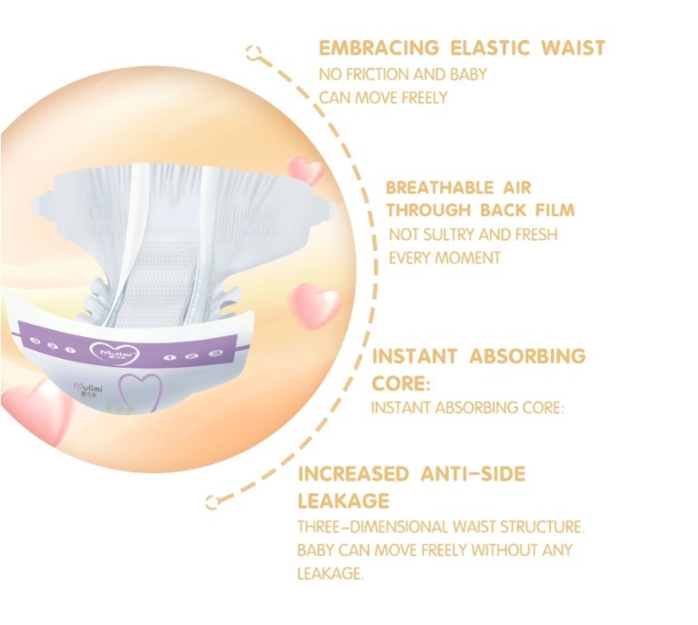 Non Woven Disposable Baby Diaper