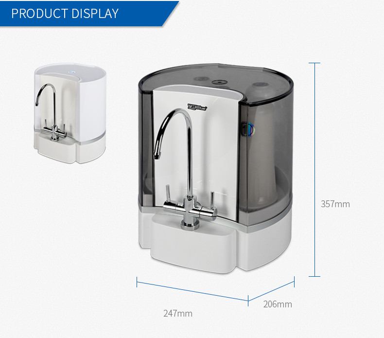 WellBlue Brand Hot Selling alkaline Direct Drinkg Water Purifier and Alkaline Water