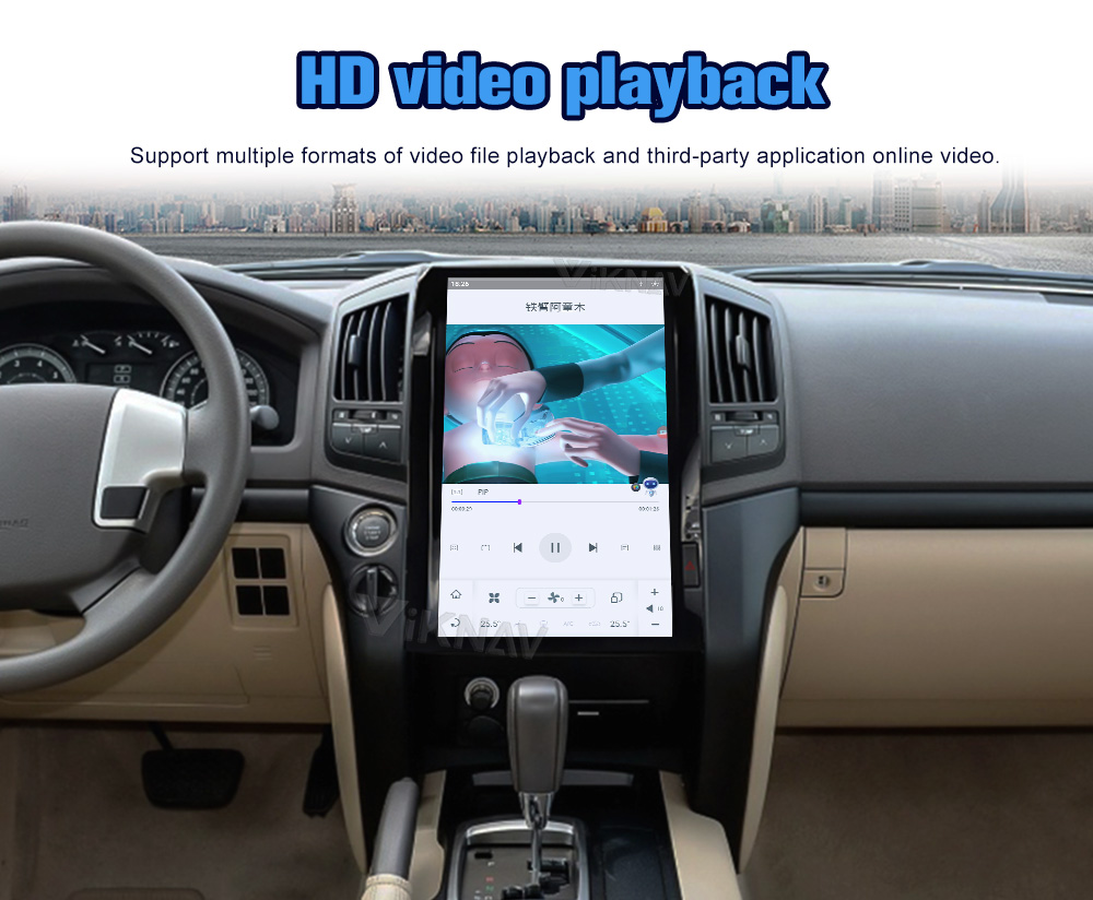 128G Android 11 Car Radio Multimedia Player For Toyota Land Cruiser 200 LC200