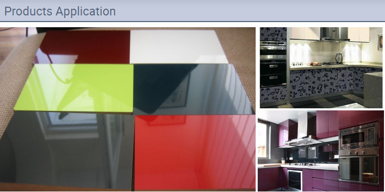 High Gloss Solid Color PVC Decorative Film For Acrylic Sheets 0.15mm Thickness