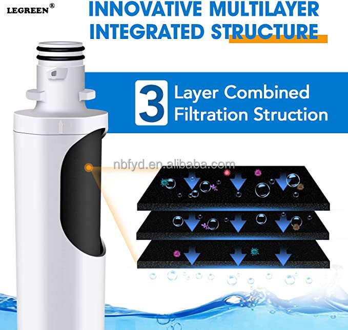 Water Purification LEGREEN 581733 F-201R Replacement Refrigerator Water Filter Cartridges