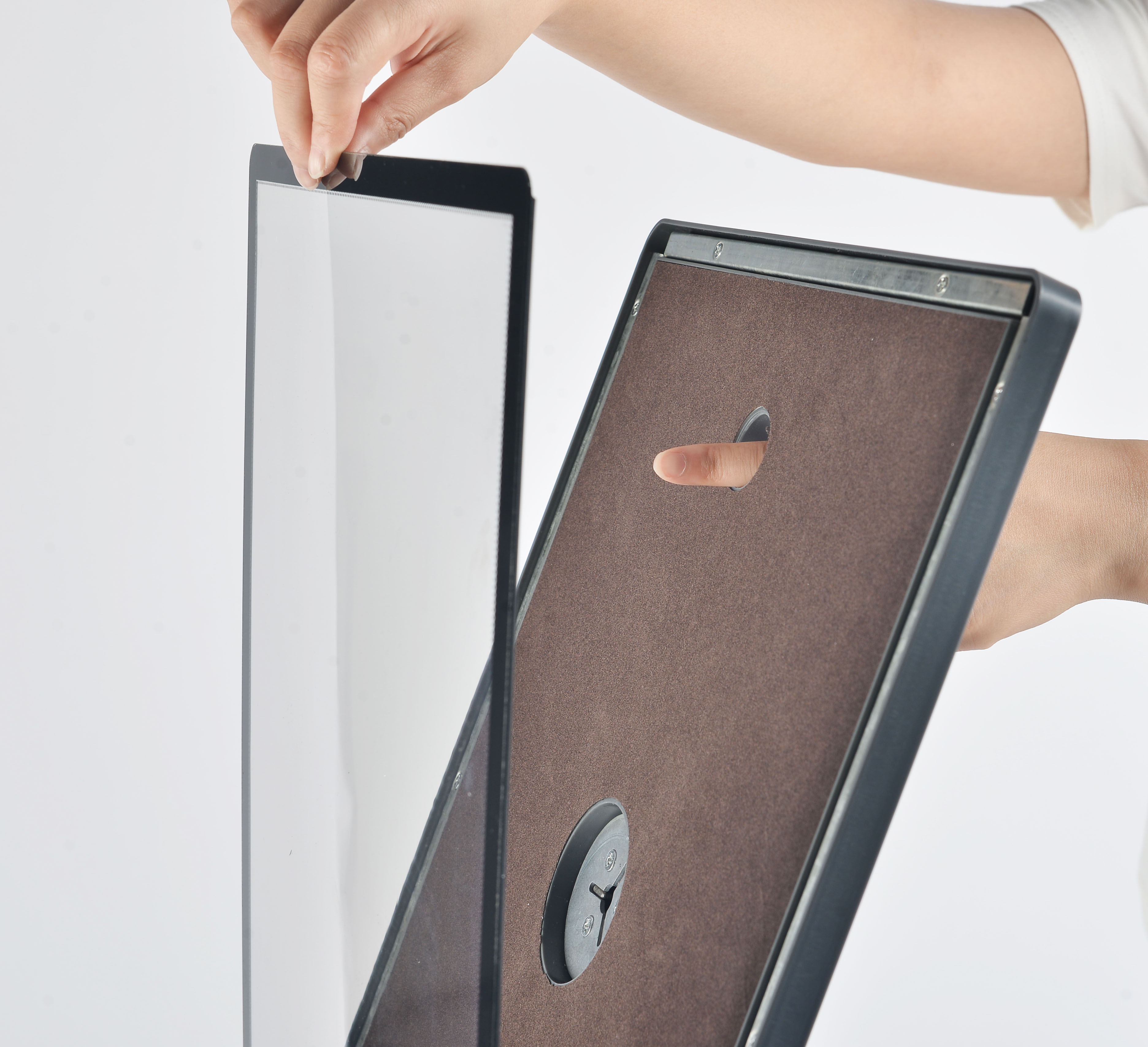 Shopping Mall Poster Board Stand 1290X290mm Advertising Display Equipment