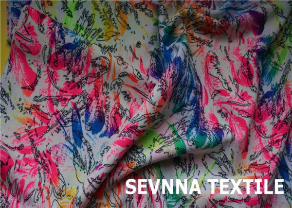 Bright Colors Recycled Nylon Fabric High Colorfastness For Sea Water Beachwear