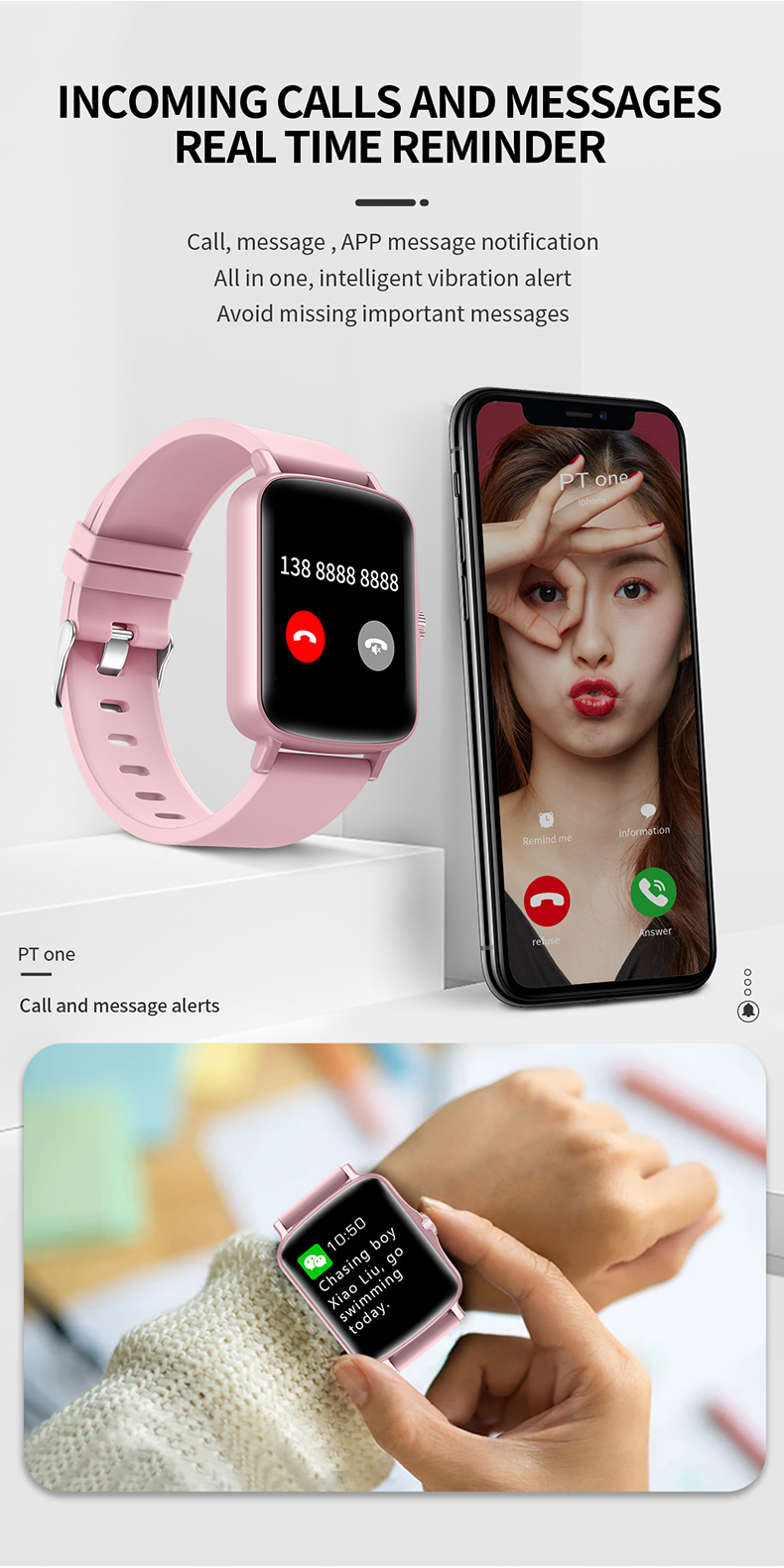SKD8810 Full Touch Smartwatch 1.44inch 128*128 Capacitive Screen