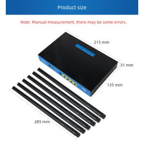 Portable 5G 1200Mbps WiFi Router Dual Band Modem B2 B3 TDD Bonding LTE CPE