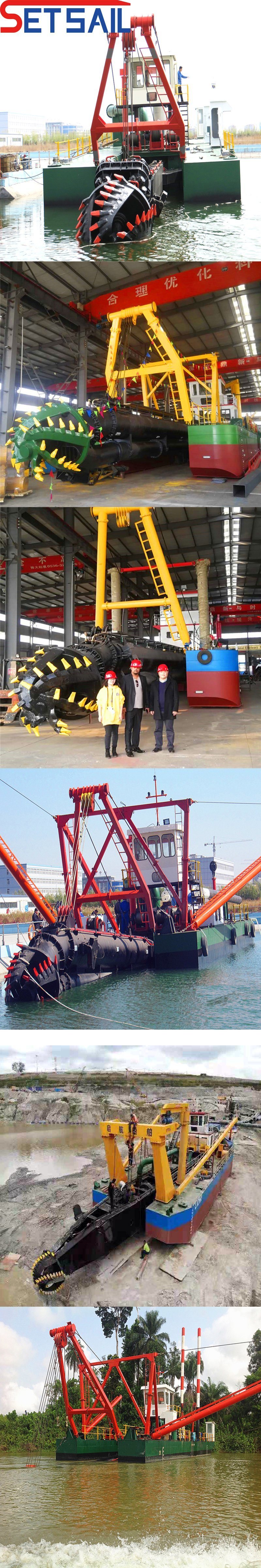 Hydraulic 8 Inch Cutter Suction Mud Dredger Used in River