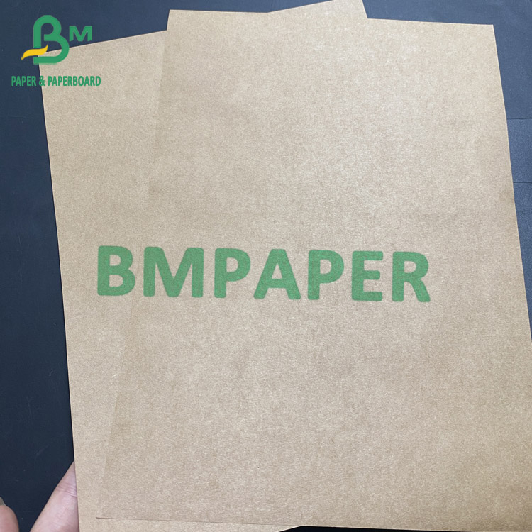 Brown / White Virgin Kraft Paper 90gram 102cm Wide For Cement Bags