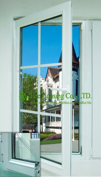 Casement UPVC Windows For House residential, White Color and Inward Opening