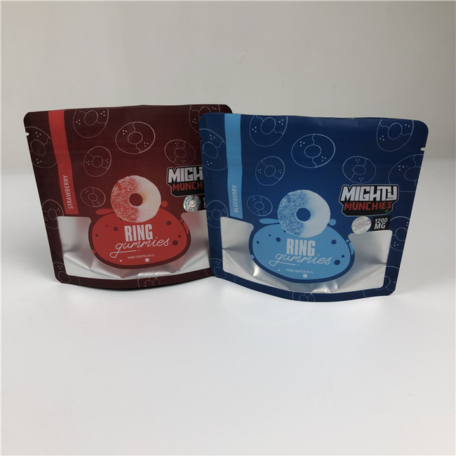 Professional Service Digital Printed Bags with Glossy/Matte Printing Finishing Gummy Edible Mylar Bags