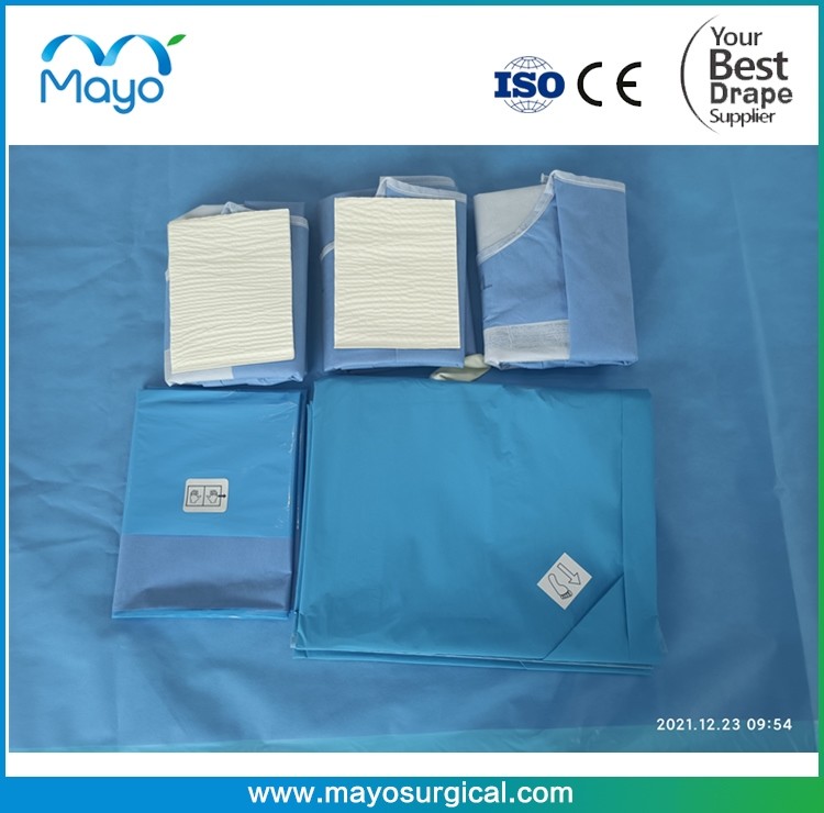 Bilateral Under Leg Perineal Drape With Reinforced Fabric