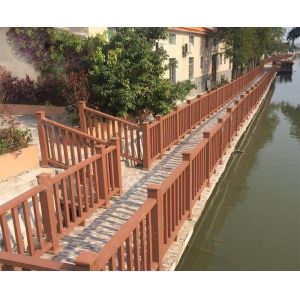 WPC Fence Panel 2000x1200mm Wood Plastic Composite Railing