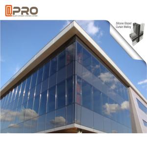  Heat Insulation Thermal Break Aluminum Curtain Wall Double Glazed Manufactures