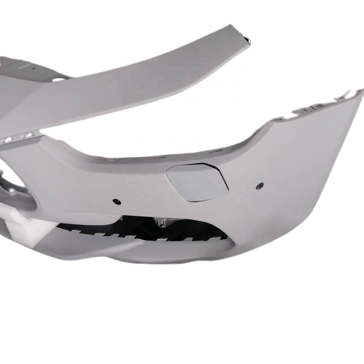 2013-2017 Ghibli Front Bumper With Headlight Spray Cap And Radar Hole Standard Design
