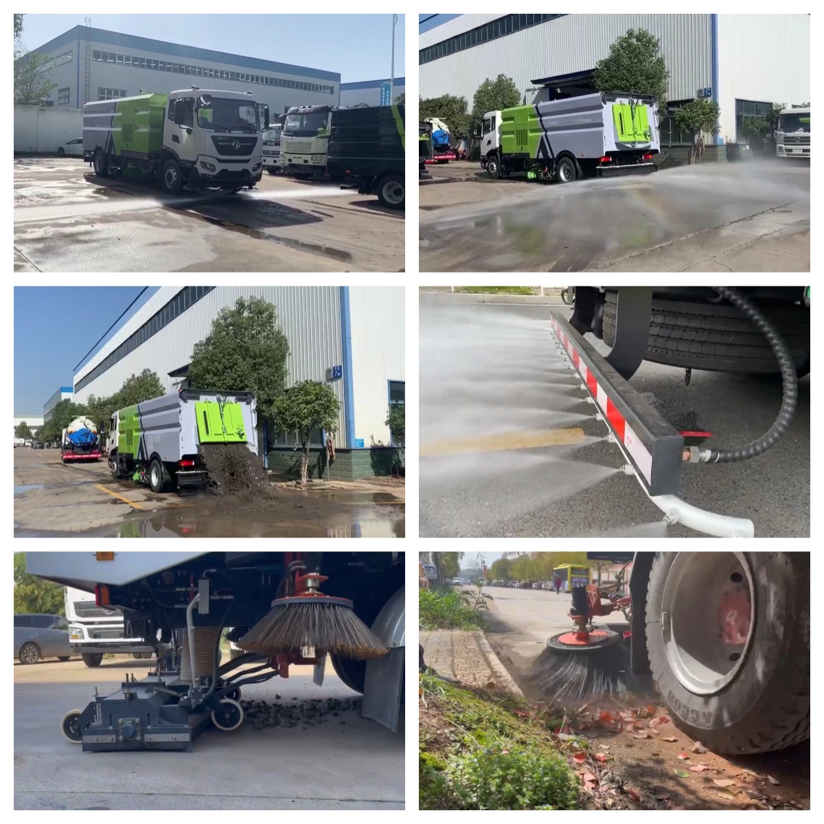 CCC Certified Wet And Dry Road Sweeper Truck With 10cbm Water Spray Dust Removal